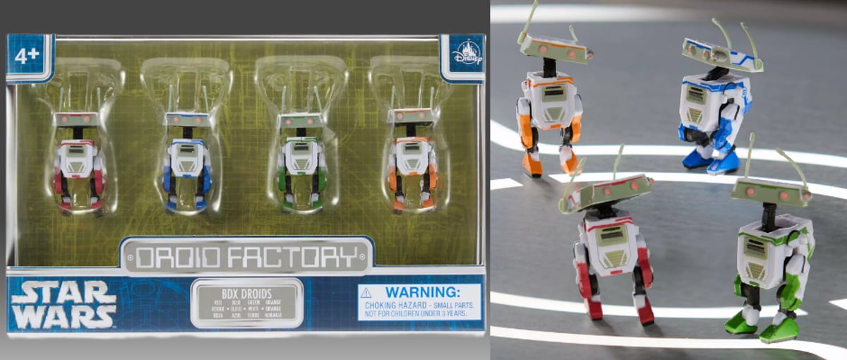 激レア！！新品！！カリフォルニアディズニー　BDXドロイド フィギュアセット 買い逃した方に！ 『マンダロリアン＆グローグ』ドロイド