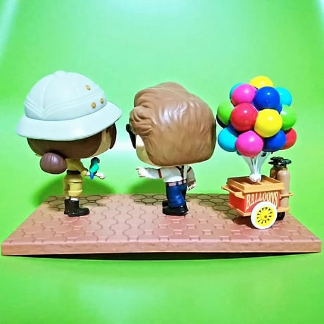 ファンコ ポップ 『カールじいさんの空飛ぶ家』カール＆エリー w/バルーン・カート  FUNKO POP! Disney Pixar Up Carl & Ellie with Balloon Cart