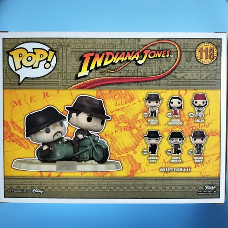 DXファンコポップ　『インディ・ジョーンズ/最後の聖戦』インディアナ・ジョーンズ & ヘンリー・ジョーンズ・シニア　Funko Pop! Indiana Jones & TheLastCrusade