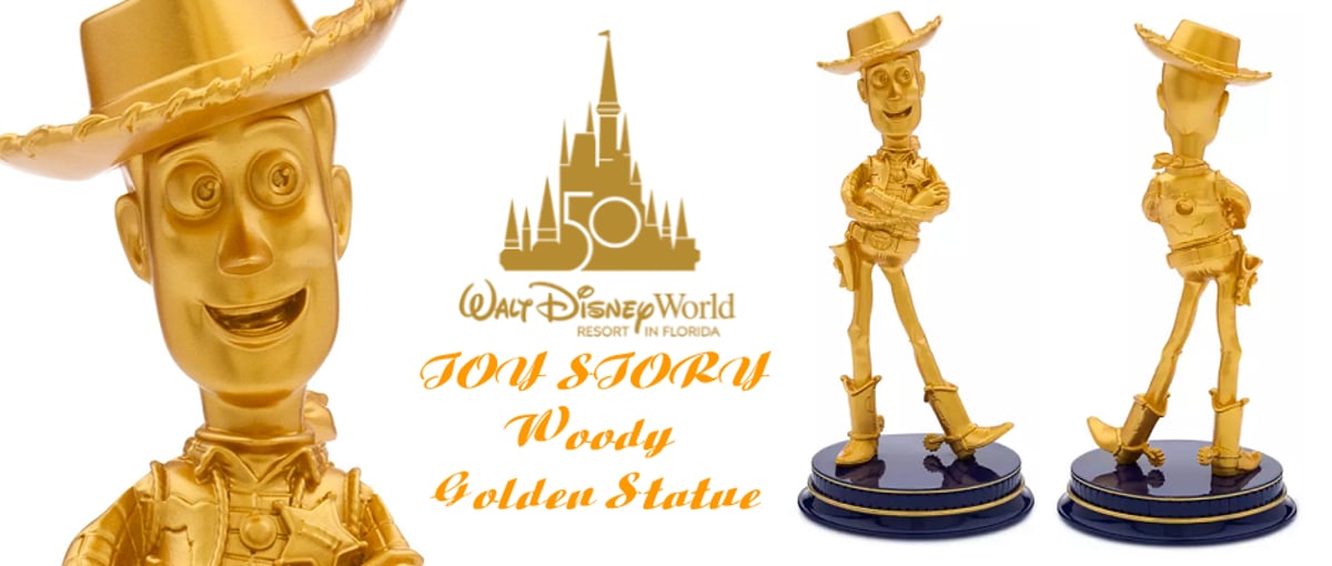ディズニーワールド50周年『トイストーリー』 ウッディ ゴールデン
