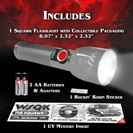 NETFLIX「ストレンジャーシングス 5」 エナジャイザー LEDフラッシュライト（懐中電灯） StrangerThings Energizer®  LED Flashlight