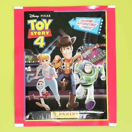 2019年デッドストック　トイストーリー4   Panini  ステッカーパック　（5枚入り）