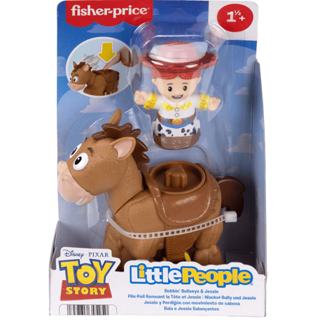 トイストーリー フィッシャープライス リトルピープル　ジェシー＆ブルズアイ  Toy Story  Fisher-Price Little People Bullseye & Jessie