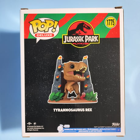 DXファンコポップ  『ジュラシック・パーク』 ティラノサウルス w/ゲート　DX FUNKO  POP! Jurassic Park T-Rex with Gates