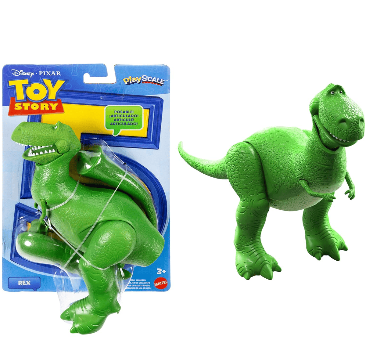 トイストーリー5 マテル Play Scale アクションフィギュア レックス