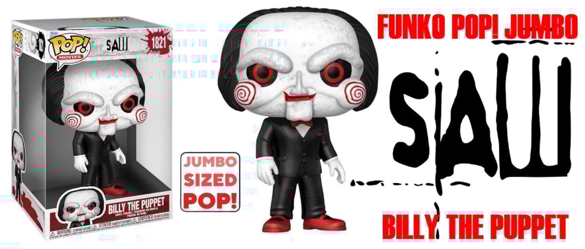 ホラー映画『ソウ (Saw)』 ビリー・ザ・パペット 10インチ スーパー