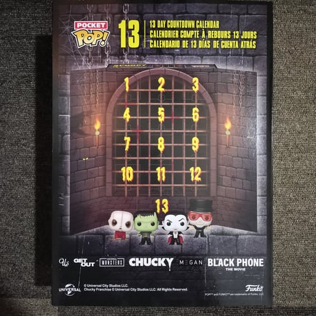 ファンコ ホラー映画のアドベントカレンダー   Funko Advent Calendar: 13 Day Spooky  Countdown