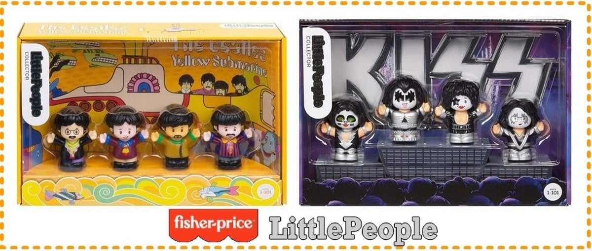 Fisher-Price Little Peopleシリーズ「ビートルズ」「KISS」が入荷!