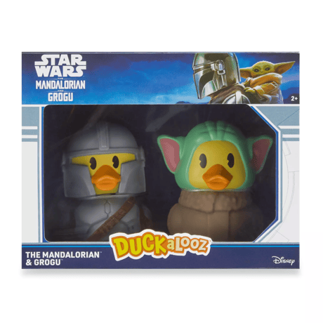 スターウォーズ  『マンダロリアン＆グローグ』　 Duckalooz　マンダロリアン & グローグー ラバーダックセット