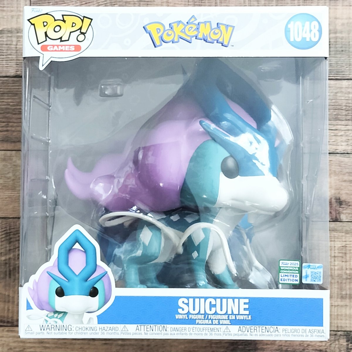 2025 WonderCon限定 ファンコポップ 『ポケモン』スイクン（10インチ