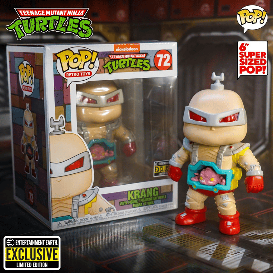 2021年デッドストック！『ミュータントタートルズ』 クランゲ 6inch