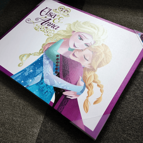 2014年デッドストック！アナと雪の女王 キャンバスアート Ｌ