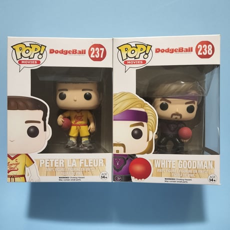 2015年デッドストック！　ファンコ  ポップ   映画『ドッジボール』　2体セット　Funko POP!　Dodgeball set of 2