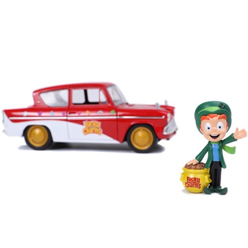 Jada Toys ラッキー・チャーム & 1959 フォード アングリア 1/24