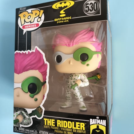 バットマン85周年記念 ファンコポップ 「バットマン フォーエバー」　リドラー（メタリック）　　Funko POP!  Batman Forever The Riddler Metallic