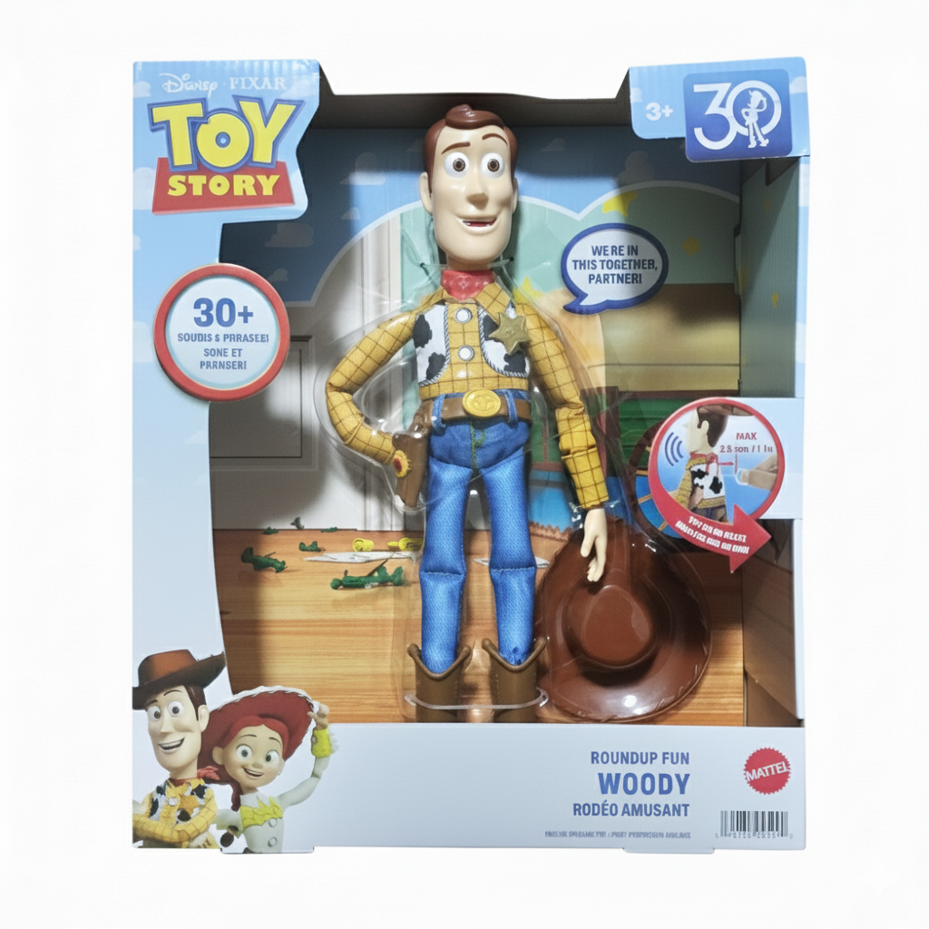 トイストーリー30周年 マテル 12インチ トーキング ウッディ TOYSTORY M
