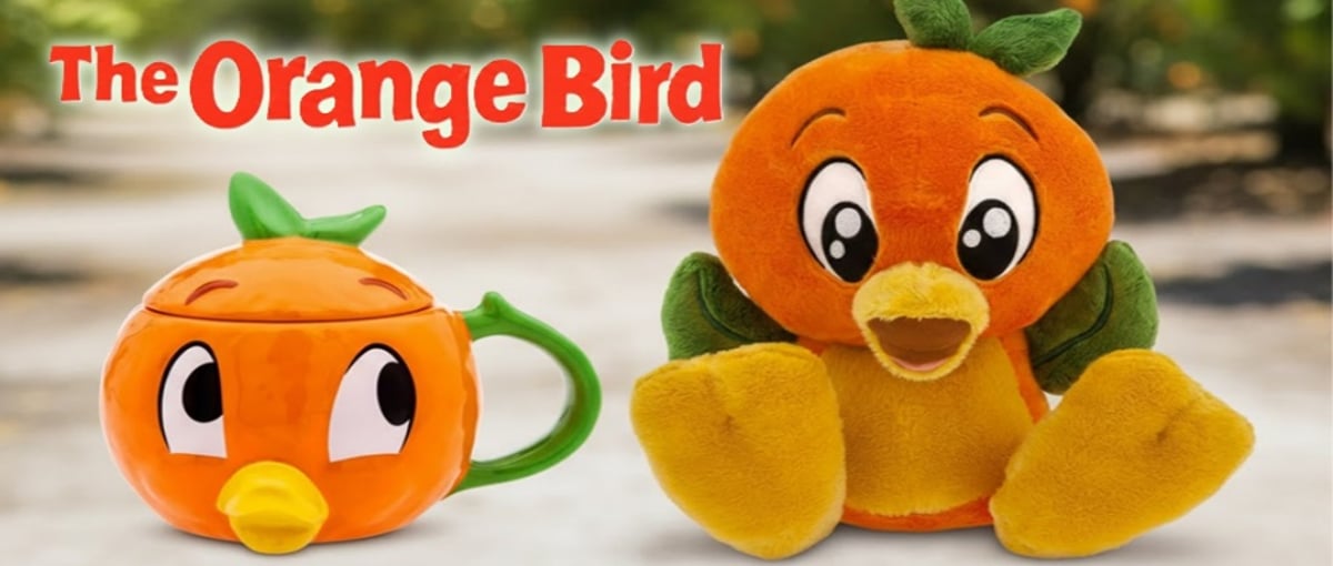 🍊WDW限定 フロリダ・オレンジバード ぬいぐるみ と 蓋付きマグカップ