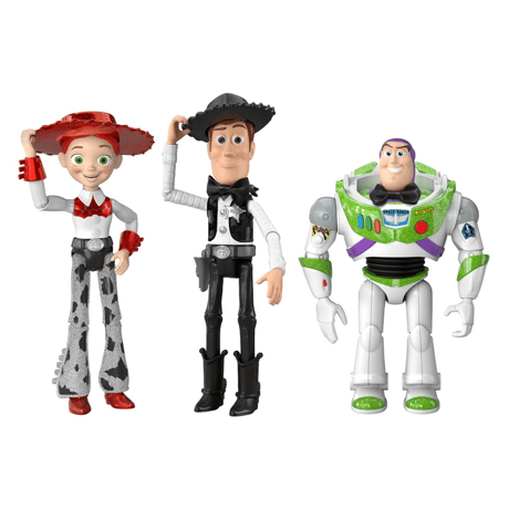 トイストーリー30周年　ハリウッド・スター　7インチ アクションフィギュア 3体セット