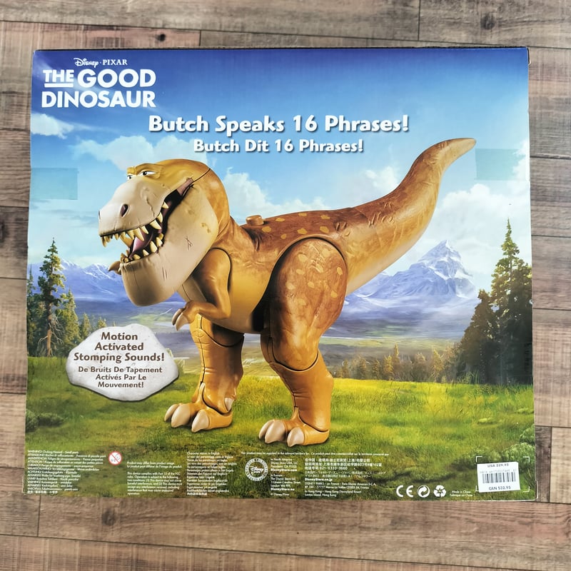 2015年　ピクサー　アーロと少年ブッチ　トーキング・フィギュア 2015年 ピクサー『アーロと少年』ブッチ トーキング・フィギュア