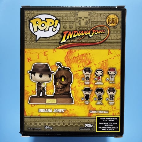 ファンコ ポップ　『インディ・ジョーンズ/ 魔宮の伝説』インディアナ・ジョーンズ （ライトアップ）　Funko Pop! Indiana Jones (Lights Up)