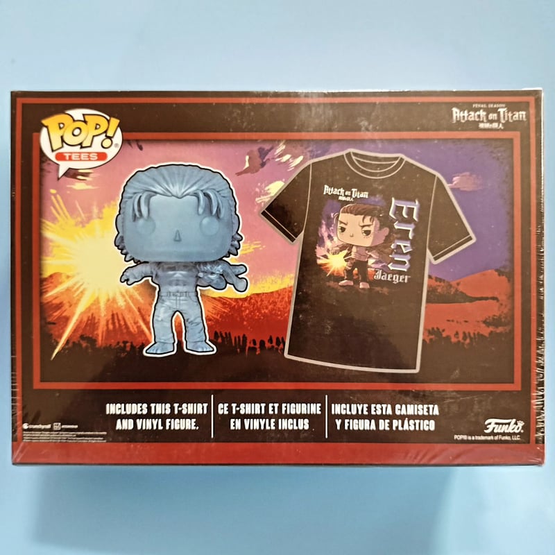 進撃の巨人 エレン + T-shirts POP! FUNKO ファンコ ファンコ ポップ 『進撃の巨人』 エレン・イェーガー Tシャツ
