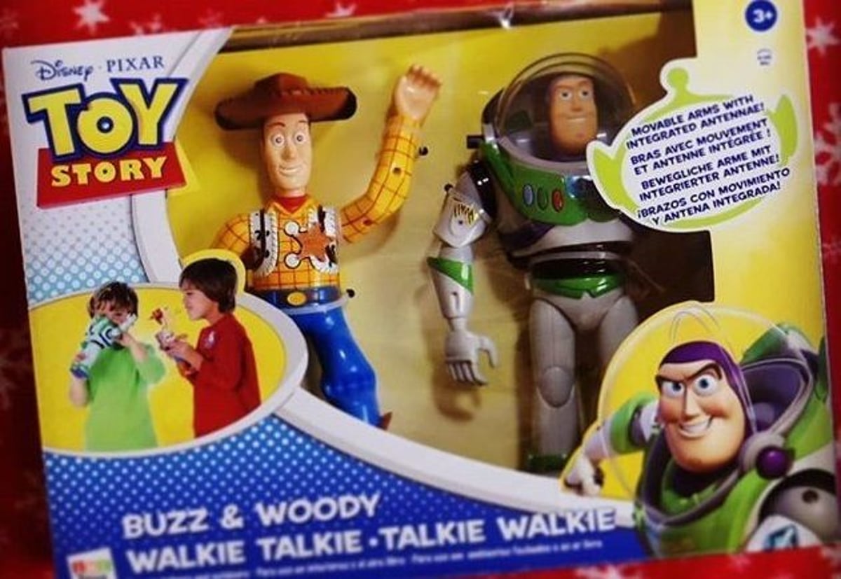 美品 トランシーバー トイストーリー Playskool ベビーモニター 実在 トイストーリー』バズとウッディのフィギュア型トランシーバー