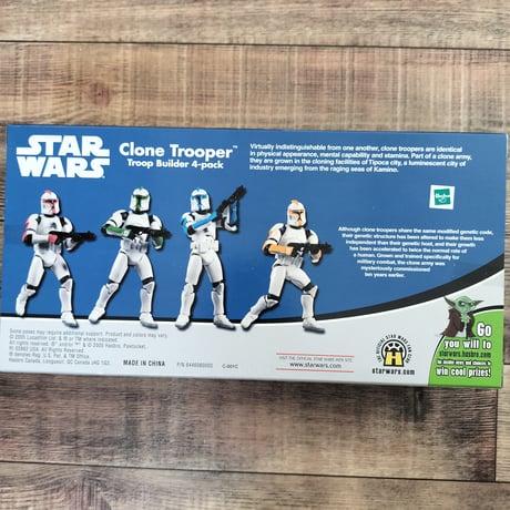 2004～2005年頃　Hasbro　スター・ウォーズ クローン・トルーパー トゥループ・ビルダー 4パック　2種セット
