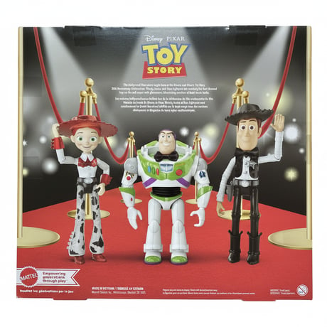 トイストーリー30周年　ハリウッド・スター　7インチ アクションフィギュア 3体セット