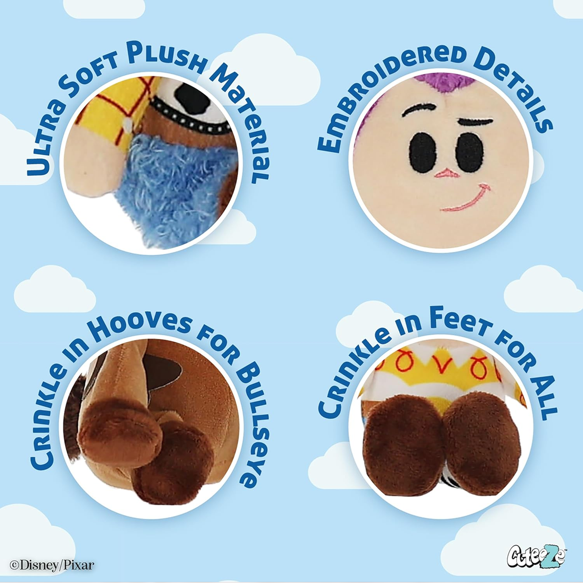 トイストーリー ぬいぐるみ 4点セット Toy Story Cuteeze Plush Set
