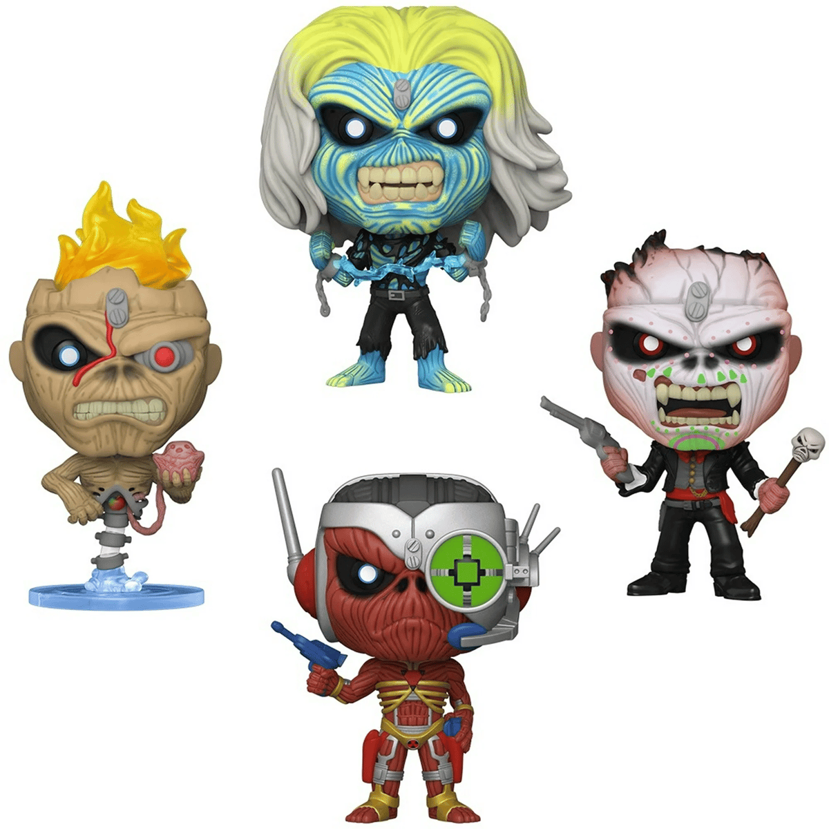Funko POP アイアン・メイデン Iron Maiden デジタルNFT ファンコ ポップ 『アイアン・メイデン』エディ 4パック Funko POP