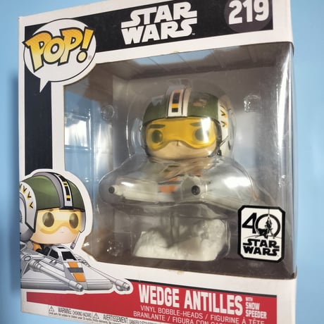 DXファンコポップ  「スターウォーズ 新たなる希望」ウエッジ・アンティレス w/スノースピーダー　FUNKO  POP! Star Wars  Wedge w/Snow Speeder