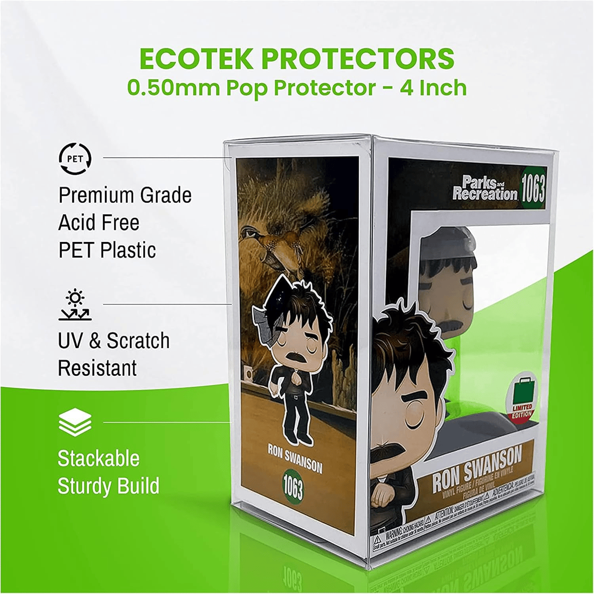 ファンコ ポップ 用 プロテクトケース EcoTEK 5枚セット FUNKO POP! Pr