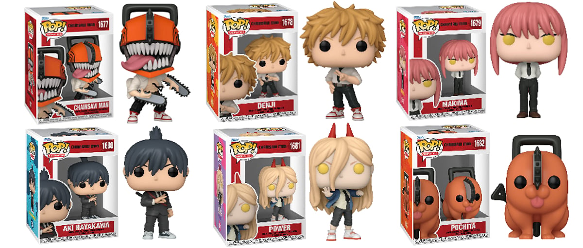 【新品・アメリカ輸入品】Funko Pop! チェンソーマン デンジ パワー ⚫️ファンコ POP! アニメーション 1677 チェンソーマン / チェンソー