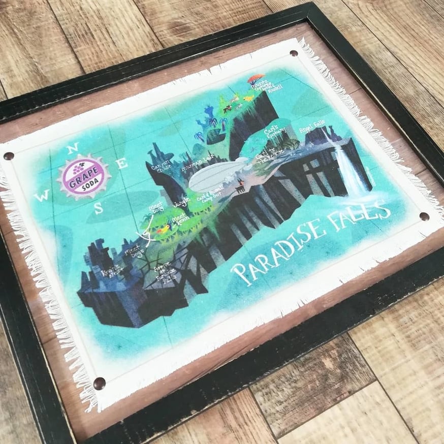 カールじいさんの空飛ぶ家　パラダイスフォールMAP パラダイスの滝 | Disney Wiki | Fandom