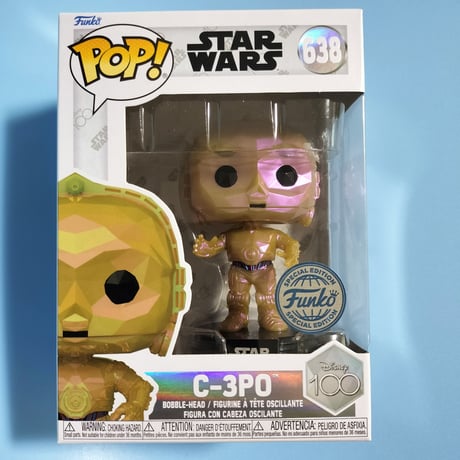 ファンコポップ ディズニー100周年　スターウォーズ C-3PO（ファセット）　FUNKO POP!　Disney100th STARWARS　C-3PO（Facet）