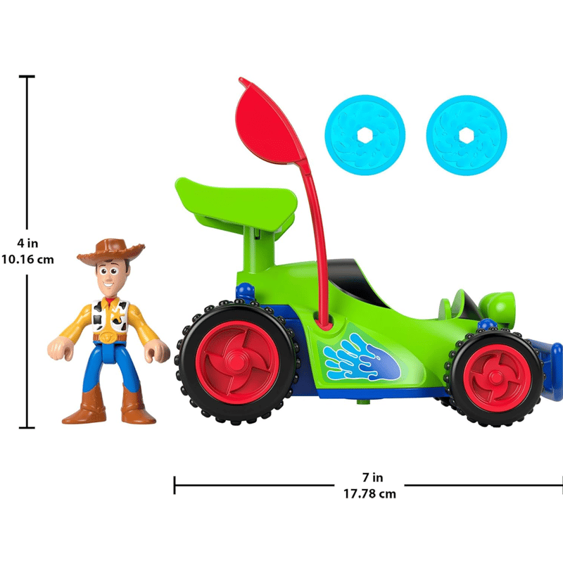 トイストーリー Fisher-Price Imaginext ウッディ & RC Wo