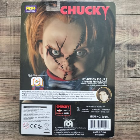 2020年　チャッキー　メゴ 8インチ　アクションフィギュア　Chucky Mego 8-Inch Action Figure
