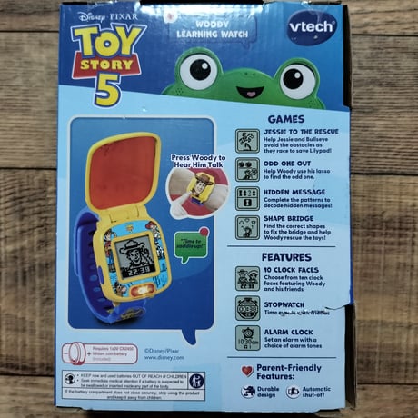トイ・ストーリー5　ウッディ　ラーニング・ウォッチ　 VTech Toy Story 5 Woody Learning Watch