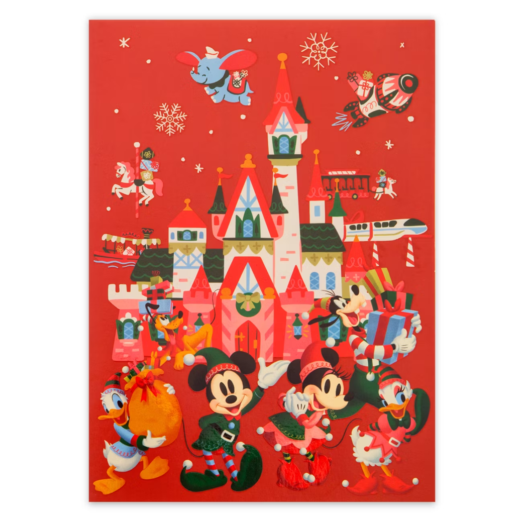 レア新品‼️美品✨ 最終価格❣️Disney クリスマスキャッスル 🎄商品税込5500円以上お買上げで「ディズニーXMASカード」プレゼント
