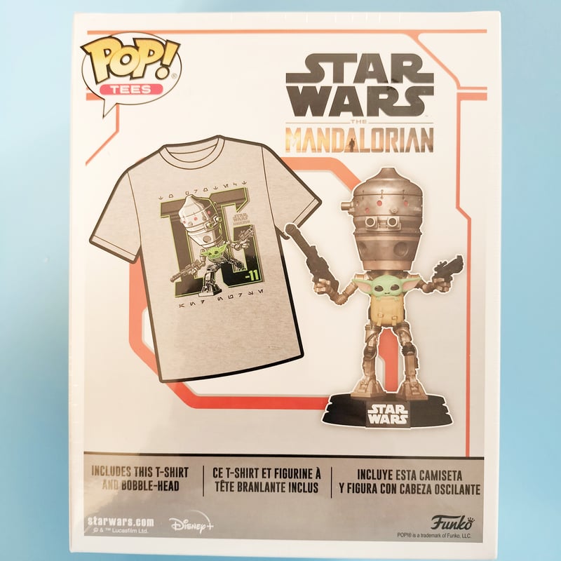 2019年 ファンコポップ 『マンダロリアン』IG-11 Tシャツセット Funko