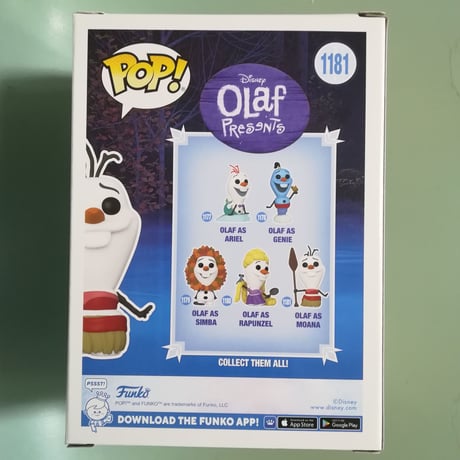 ファンコ ポップ 　ディズニー『オラフが贈る物語』オラフ as モアナ　Funko POP! Disney+ Olaf Presents - Olaf as Moana