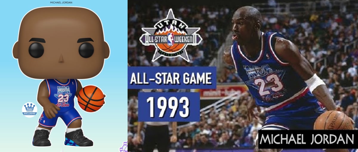 1993NBAオールスター戦の「マイケル・ジョーダン」限定ファンコポップ