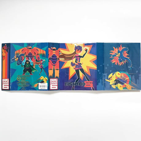 2014年　ディズニー ベイマックス 三つ折りジャーナル　Disney Big Hero 6 Tri-Fold Journal