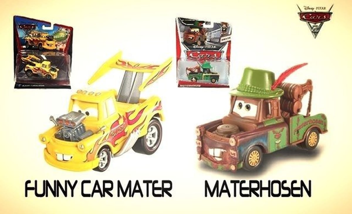 カーズ2』のDXキャラクターカー ファニーカーメーターとメーター