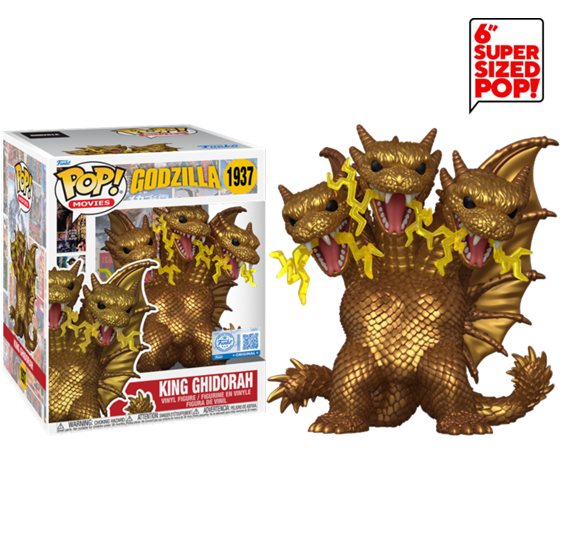 Funko pop 特撮 ゴジラ フィギュア GOZIRA ファンコポップ DXファンコポップ 『ゴジラ』 キングギドラ（6インチ） Funko POP