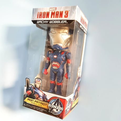 2013年 ファンコ ワッキーワブラー 『アイアンマン3』 アイアン・パトリオット　  FUNKO WACKY WOBBLER IRONMAN3 　IRON PATRIOT