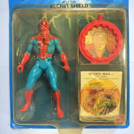 1984年デッドストック　マテル シークレットウォーズ スパイダーマン アクションフィギュア