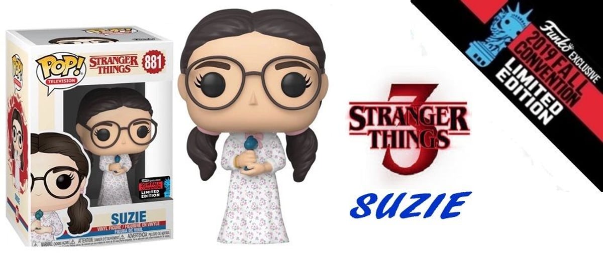 STRANGER THINGS funko pop スージー ホントにいたんだ！「ストレンジャー・シングス3」スージーの限定