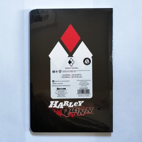 DCコミックス　ハーレイクイン　ジャーナル　Loot Crate  DC Comics Harley Quinn 80 Sheet Journal