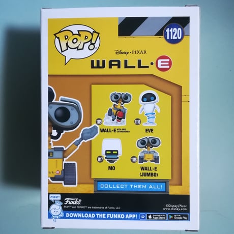 ファンコ ポップ　ピクサー『ウォーリー』ウォーリー with ハブキャップ　FUNKO POP! Disney/Pixar WALL-E　WALL-E  with Hubcap